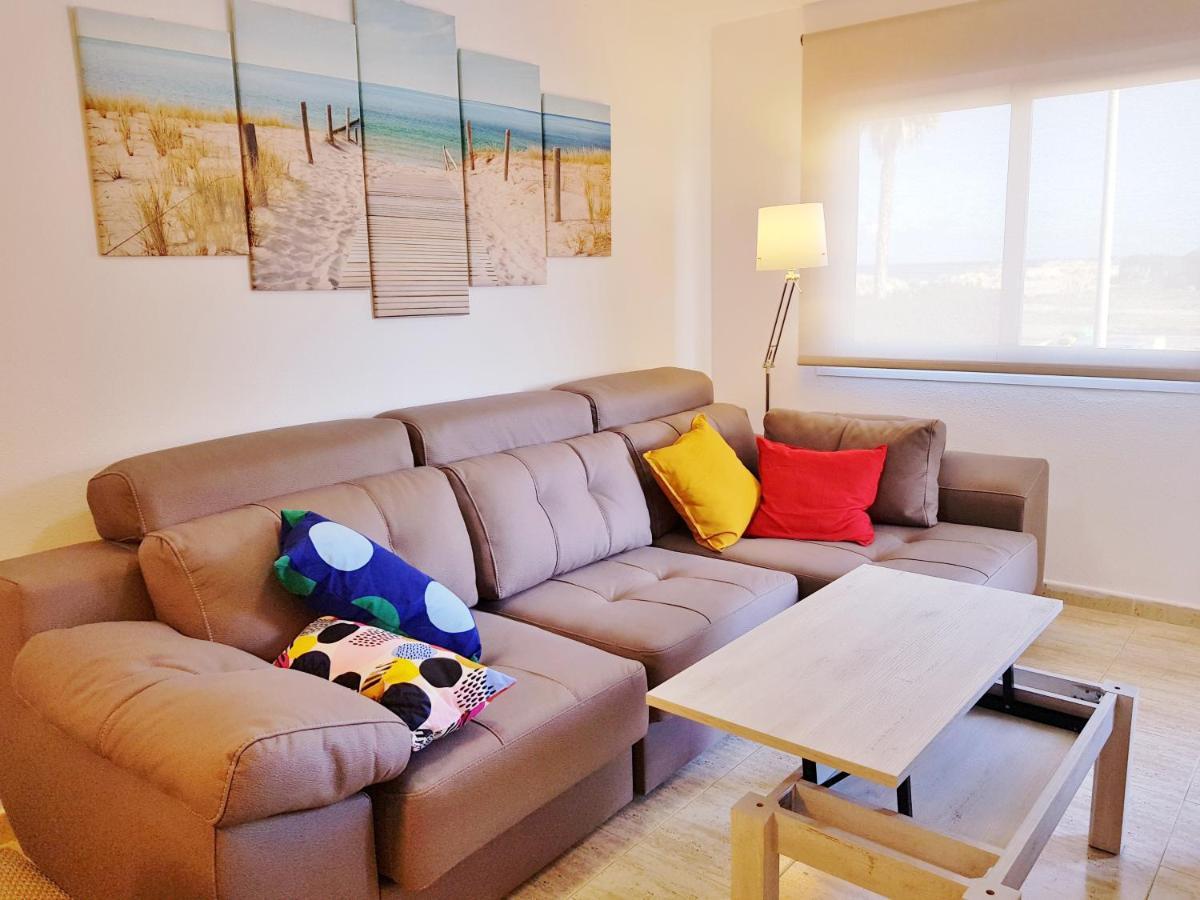 Apartamento Con Piscina En Oliva Nova Bagian luar foto