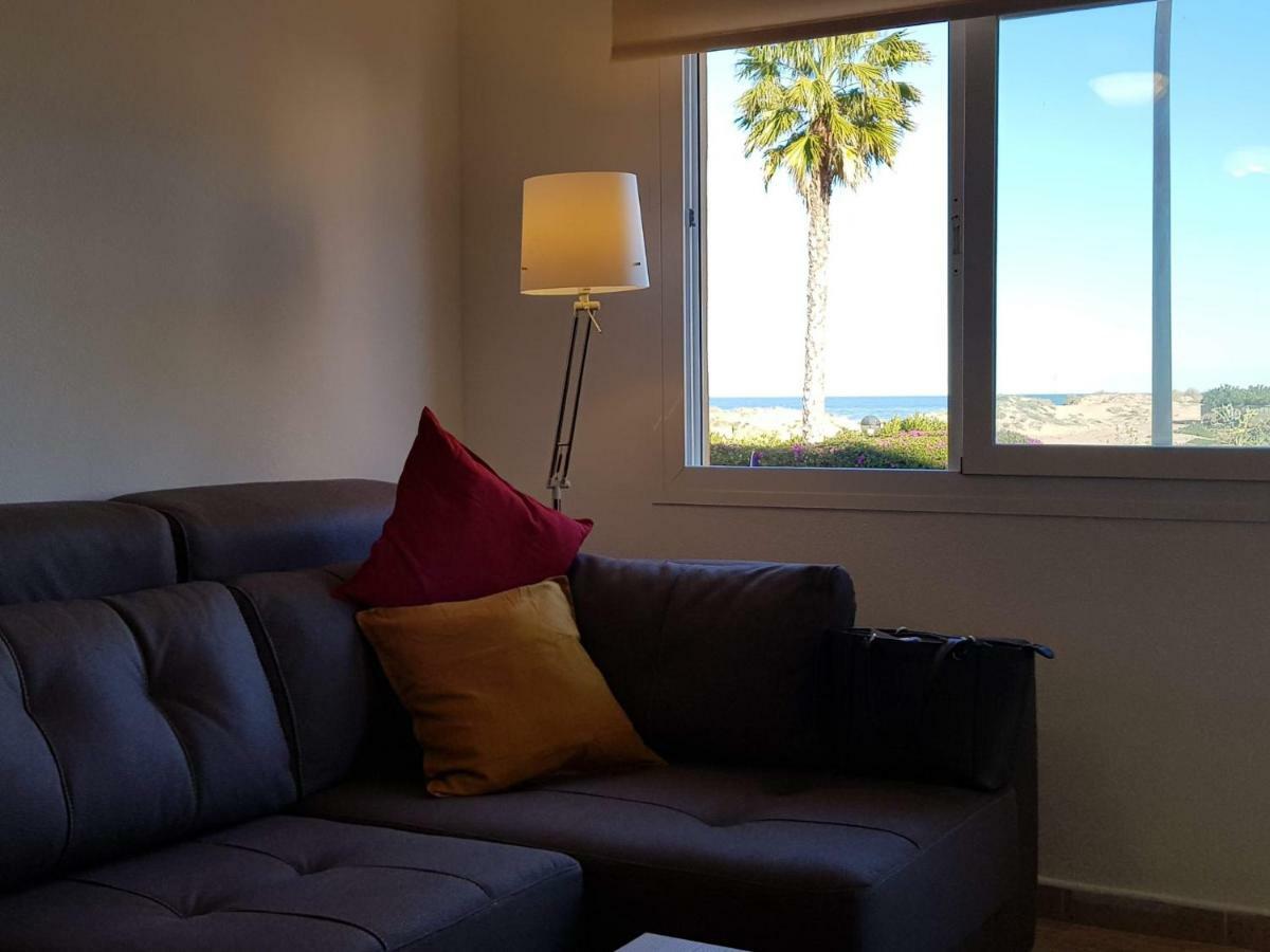 Apartamento Con Piscina En Oliva Nova Bagian luar foto