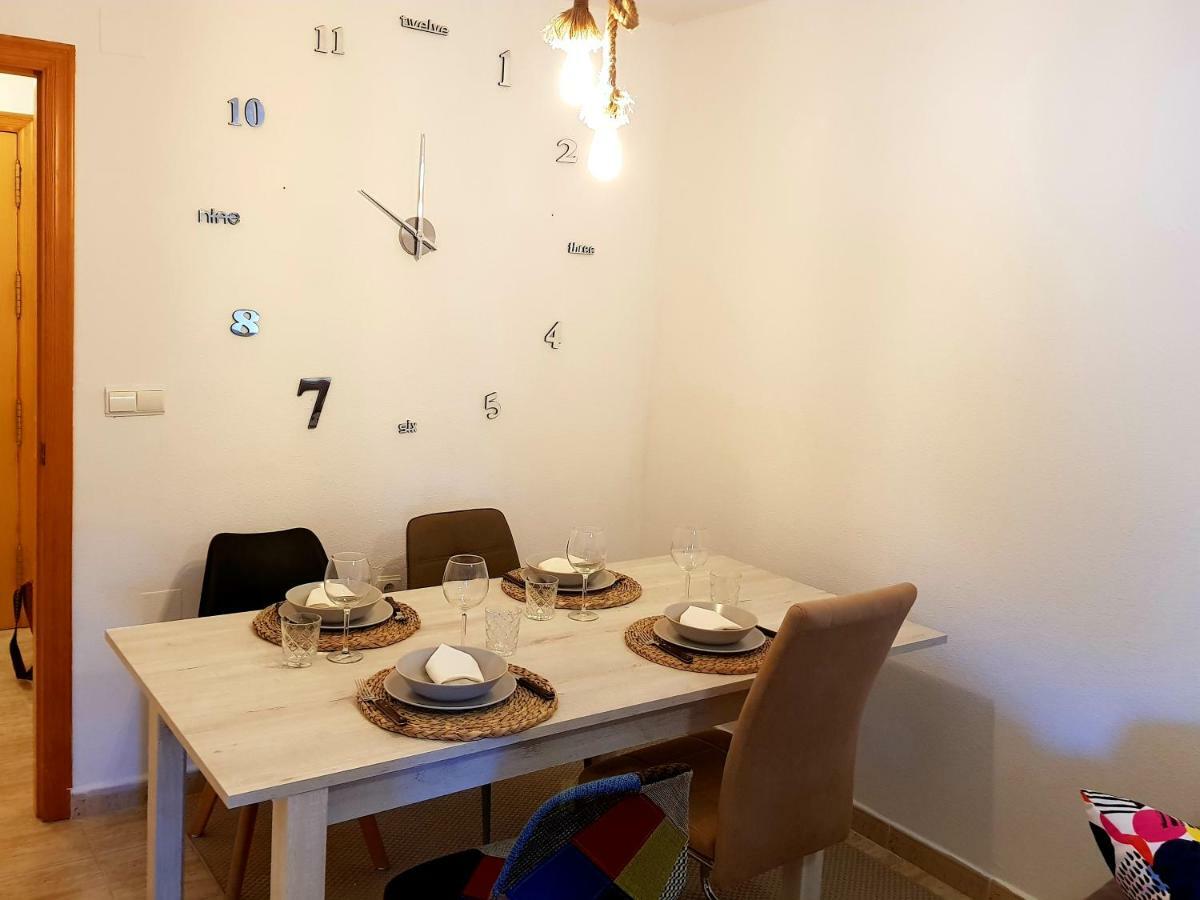 Apartamento Con Piscina En Oliva Nova Bagian luar foto