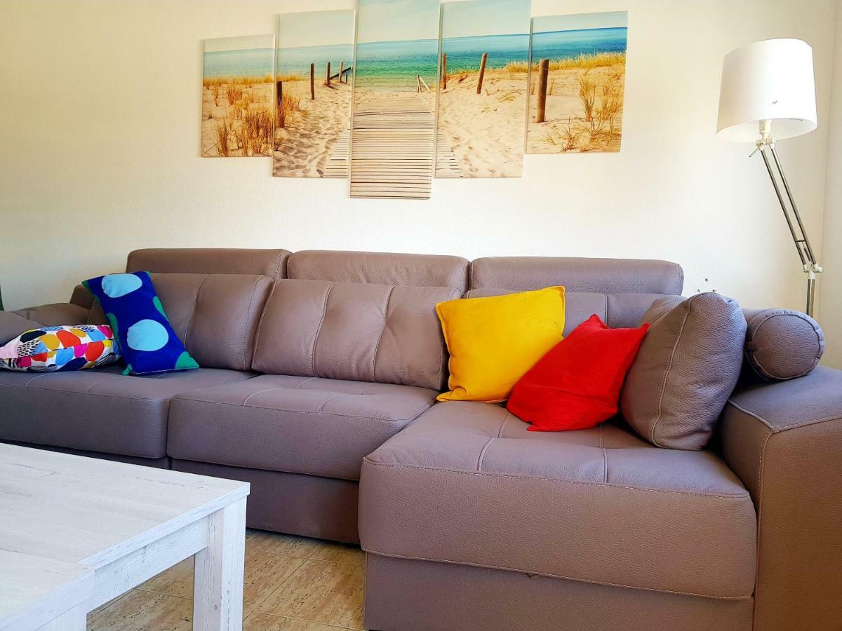 Apartamento Con Piscina En Oliva Nova Bagian luar foto